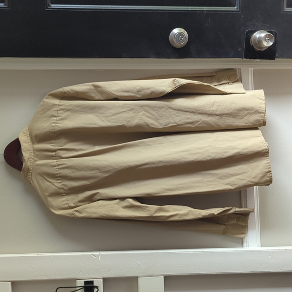 Men's OPEN TRAILS Cotton Button-up Tan/ Neutral X-Large - Picture 5 of 6